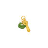 TOMEI Nephrite Ruyi Charm, Yellow Gold 999