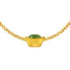TOMEI Nephrite Ingot Charm, Yellow Gold 999