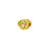 TOMEI Nephrite With Enamel Charm, Yellow Gold 999