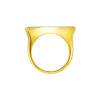 TOMEI Diamond Cut Collection Wavy Ring, Yellow Gold 916