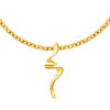 TOMEI Anastasia Wave-Like Pendant, Yellow Gold 916