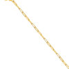 TOMEI Diamond Cut Collection Flower Bracelet, Yellow Gold 916