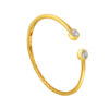 TOMEI Diamond Cut Collection Bangle, Yellow Gold 916