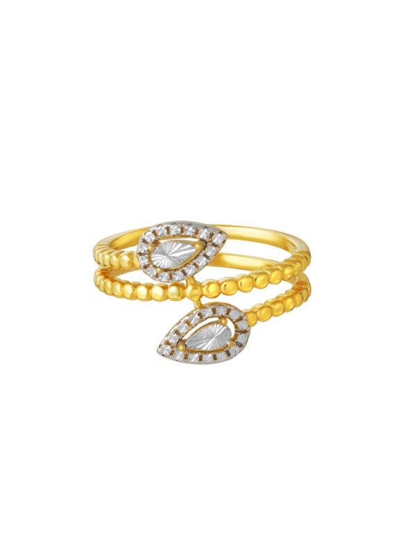 TOMEI Diamond Cut Collection Ring, Yellow Gold 916