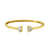 TOMEI Diamond Cut Collection Bangle, Yellow Gold 916