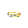 TOMEI Diamond Cut, The Simpulan Series Ring, Yellow Gold 916