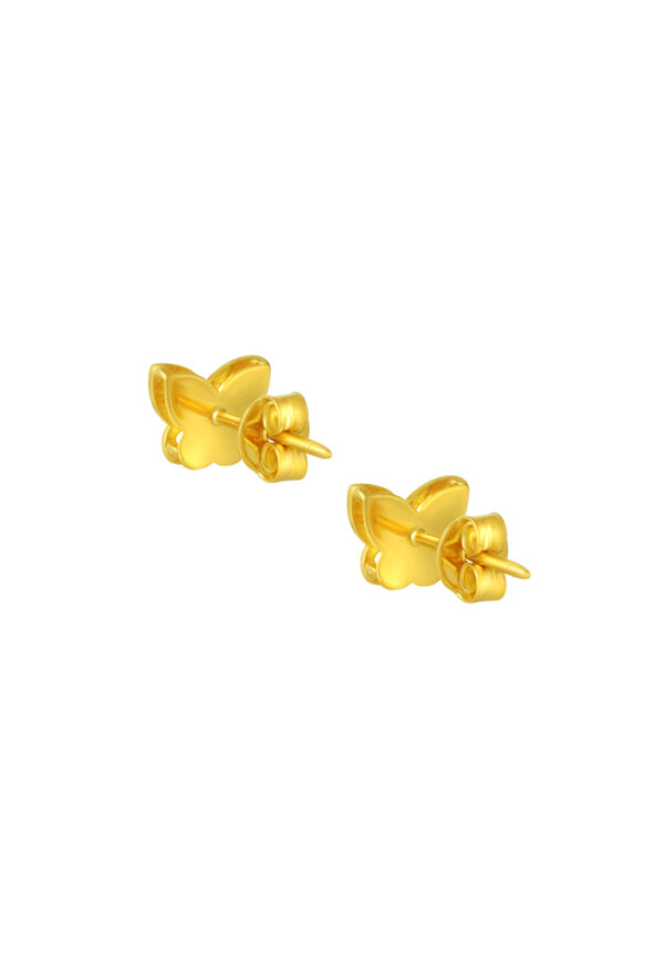 TOMEI Butterfly Earrings, Yellow Gold 916