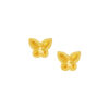 TOMEI Butterfly Earrings, Yellow Gold 916