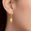 TOMEI Lusso Italia Ayu Collection Earrings, Yellow Gold 916
