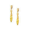 TOMEI Lusso Italia Ayu Collection Earrings, Yellow Gold 916