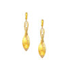 TOMEI Lusso Italia Ayu Collection Earrings, Yellow Gold 916