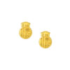 TOMEI Fu-Zi Earrings, Yellow Gold 916