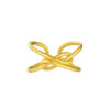 TOMEI Knotted Open Ring, Yellow Gold 916
