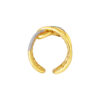 TOMEI Diamond Cut, The Simpulan Series Ring, Yellow Gold 916