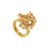 TOMEI Lusso Italia Tri-Tone Floral Ring, Yellow Gold 916