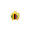 TOMEI Chomel Collection Television Charm, Yellow Gold 916