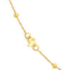 TOMEI Lasered Ball Necklace, Yellow Gold 916