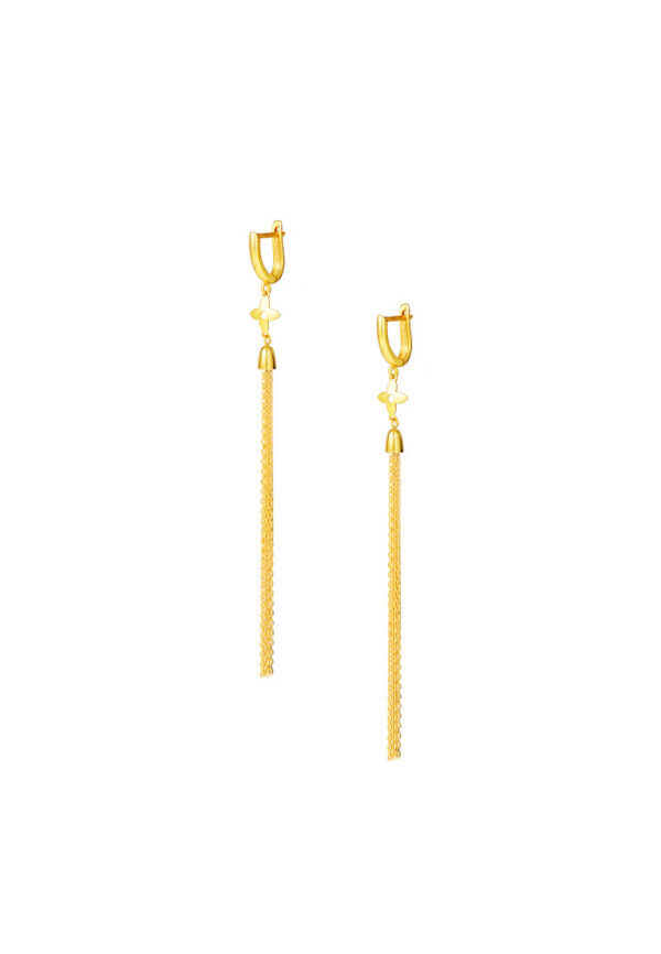 TOMEI Lusso Italia Tassel Earrings, Yellow Gold 916