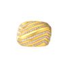 TOMEI Lusso Italia Dual-Tone Wave Inspired Ring, Yellow Gold 916