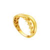 TOMEI Lusso Italia Intercross Ring, Yellow Gold 916