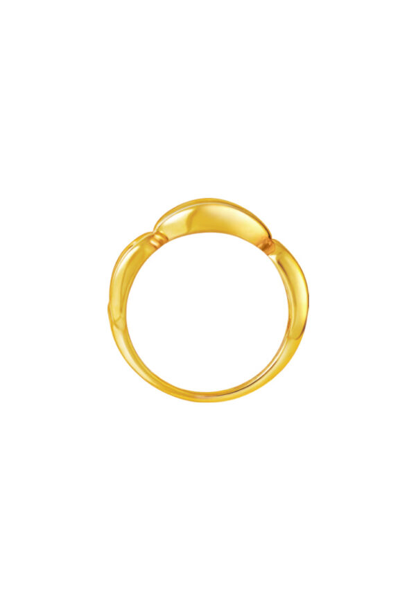 TOMEI Lusso Italia Buckle Concept Ring, Yellow Gold 916
