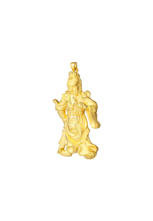 TOMEI Guan Gong/Lord Guan Pendant, Yellow Gold 999