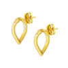 TOMEI Lusso Italia Loop Earrings, Yellow Gold 916