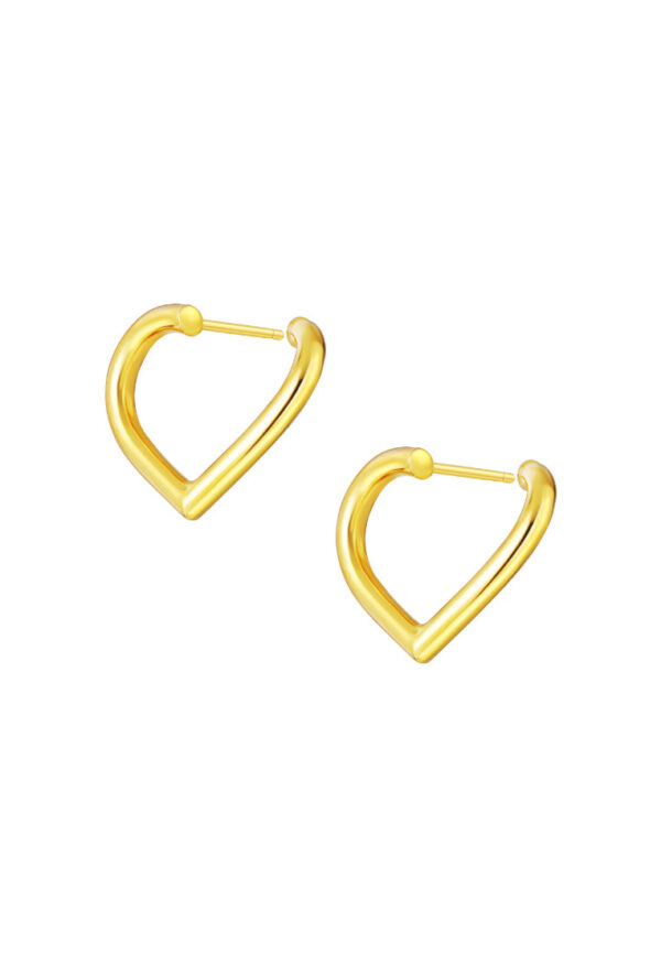 TOMEI Lusso Italia Loop Earrings, Yellow Gold 916