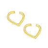 TOMEI Lusso Italia Loop Earrings, Yellow Gold 916