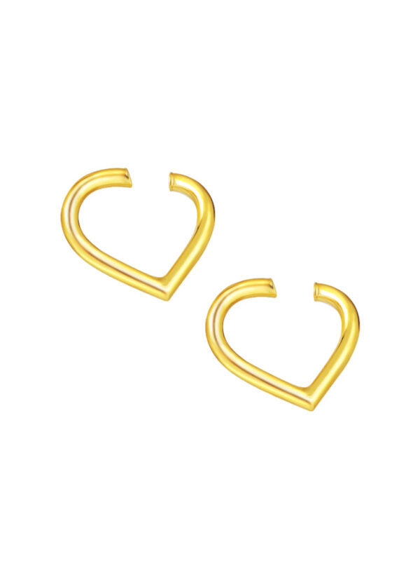 TOMEI Lusso Italia Loop Earrings, Yellow Gold 916