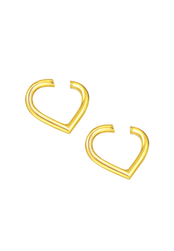 TOMEI Lusso Italia Loop Earrings, Yellow Gold 916