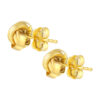 TOMEI Lusso Italia Rounded Knot Earrings, Yellow Gold 916