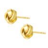 TOMEI Lusso Italia Rounded Knot Earrings, Yellow Gold 916