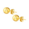 TOMEI Lusso Italia Dazzling Ball Earrings, Yellow Gold 916