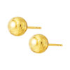 TOMEI Lusso Italia Dazzling Ball Earrings, Yellow Gold 916