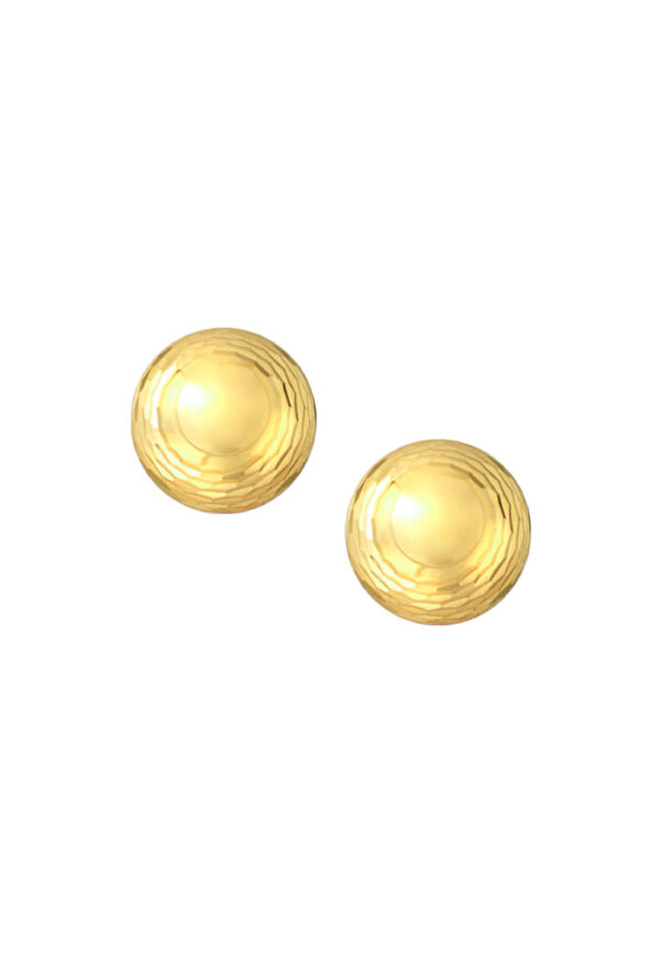 TOMEI Lusso Italia Dazzling Ball Earrings, Yellow Gold 916