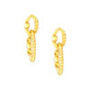 TOMEI Lusso Italia Twist Dangle Earrings, Yellow Gold 916