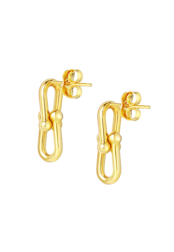 TOMEI Lusso Italia Clip Earrings, Yellow Gold 916