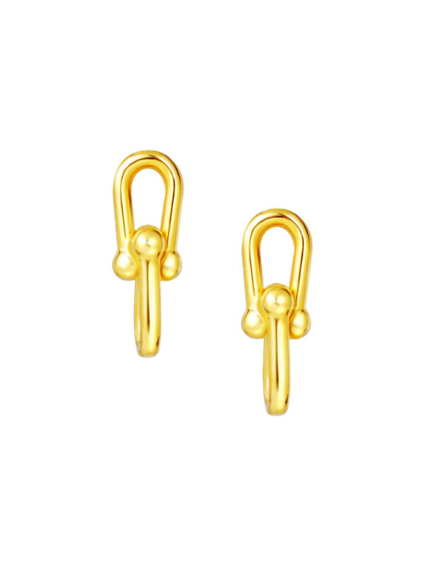 TOMEI Lusso Italia Clip Earrings, Yellow Gold 916
