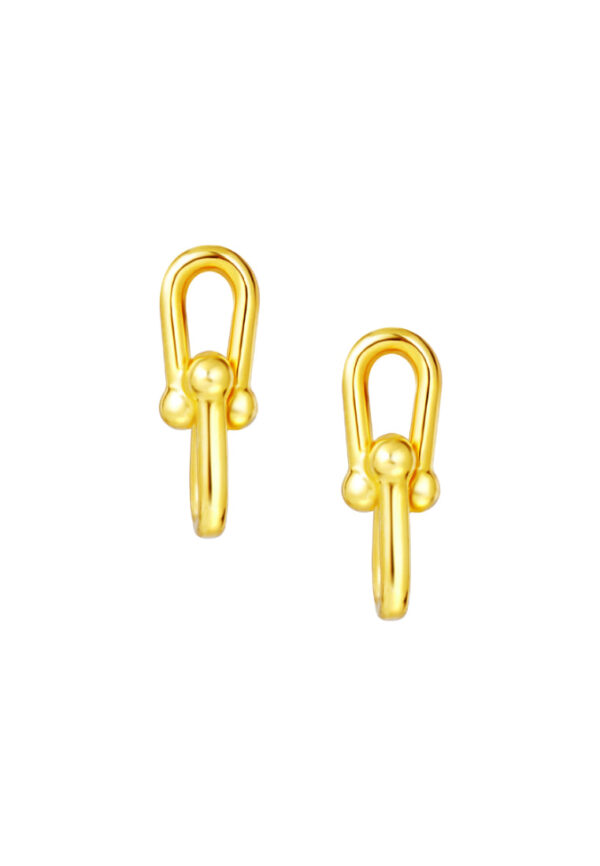 TOMEI Lusso Italia Clip Earrings, Yellow Gold 916