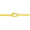 TOMEI Diamond Cut Collection Curved Line Necklace, Yellow Gold 916
