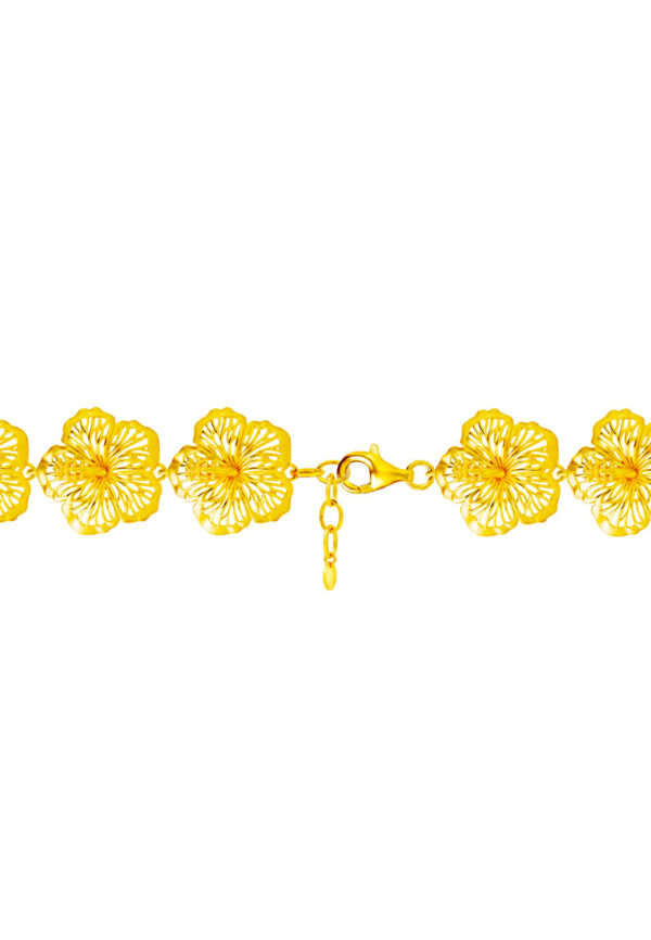 TOMEI Bunga Raya Bracelet, Yellow Gold 916