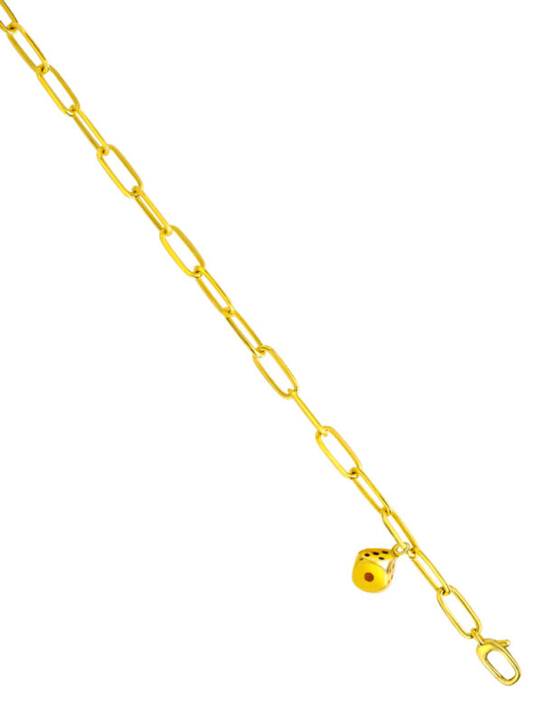TOMEI Dice-Linked Bracelet, Yellow Gold 916