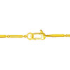 TOMEI Diamond Cut Collection U-shaped Art Necklace, Yellow Gold 916