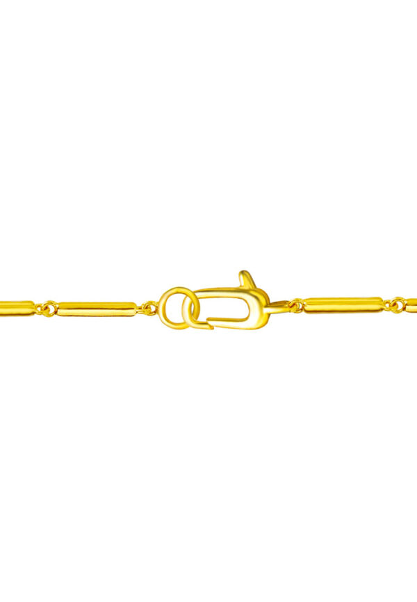 TOMEI Diamond Cut Collection U-shaped Art Necklace, Yellow Gold 916