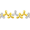 TOMEI Diamond Cut Collection Petally Bracelet, Yellow Gold 916