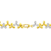TOMEI Diamond Cut Collection Petally Bracelet, Yellow Gold 916