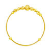 TOMEI Bead Bangle For Kid, Yellow Gold 916
