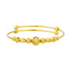 TOMEI Bead Bangle For Kid, Yellow Gold 916