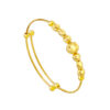 TOMEI Bead Bangle For Kid, Yellow Gold 916